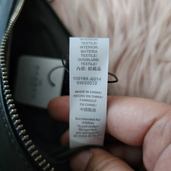 Skagen Denmark zip pouch wristlet black leather - Picture 8 of 11